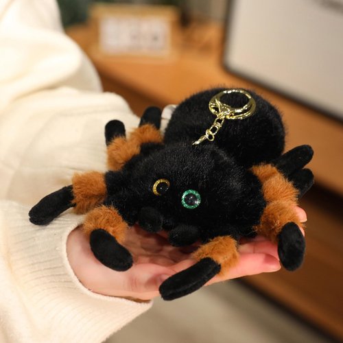 XItbyja Cute Spider Plush Toy- Adorable 11'' Spider Stuffed Animal for Kids and Girls Boys,Stuffed Spiders Soft Plushies Pillow Doll Birthday Gift-Green