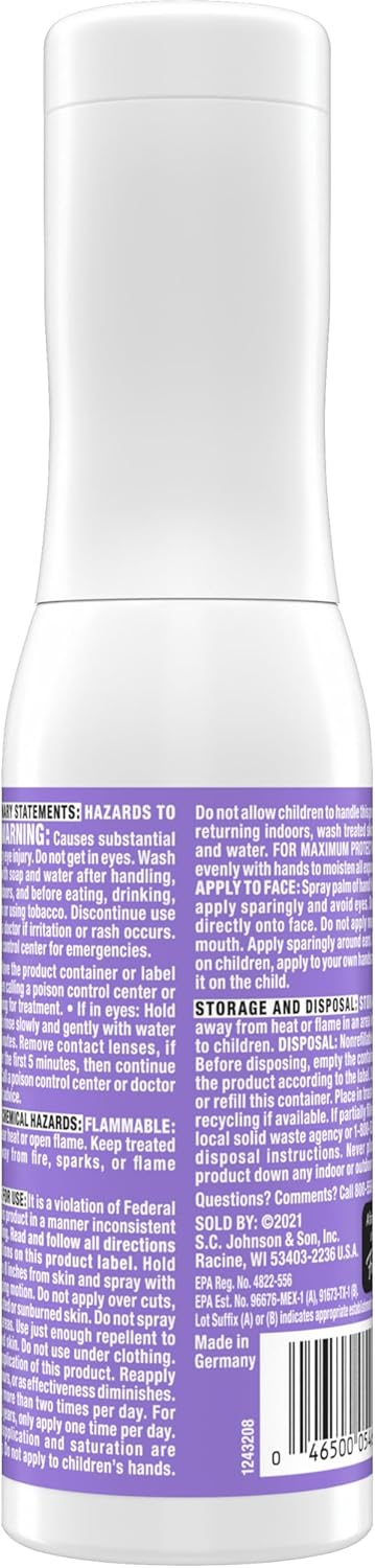 Off! Clean Feel Insect Repellent Spray - Fragrance-Free Picaridin Formula for Mosquito & Tick Protection | 6 oz