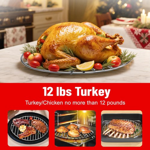 12inch Stainless Steel Roasting Rack, Oval Roasting Rack for Oven Rack with Baking, Cooking, Grilling, Drying in Kitchen, Gifts for Mom Dad Wife Men in Christmas Day