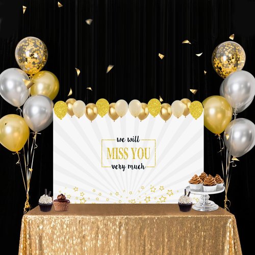 Large Good Luck Finding Better Coworkers Than Us Farewell Greeting Card，Black Gold Jumbo We Will Miss You Goodbye Good Luck Retirement Going Away Card for Coworker Friend，Gifts for Colleague Leaving