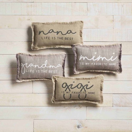 Mud Pie Grandmother Small Pillow, 15" x 9", Mimi