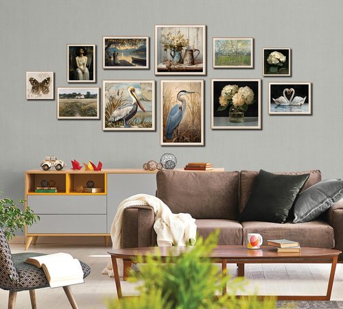 LAIART Butterfly Canvas Wall Art - Framed Murals for Stunning Home Decor | 12x12 Inches