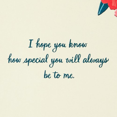 Hallmark Christmas Card - "How Special You Will Always Be" | Heartfelt Holiday Greeting
