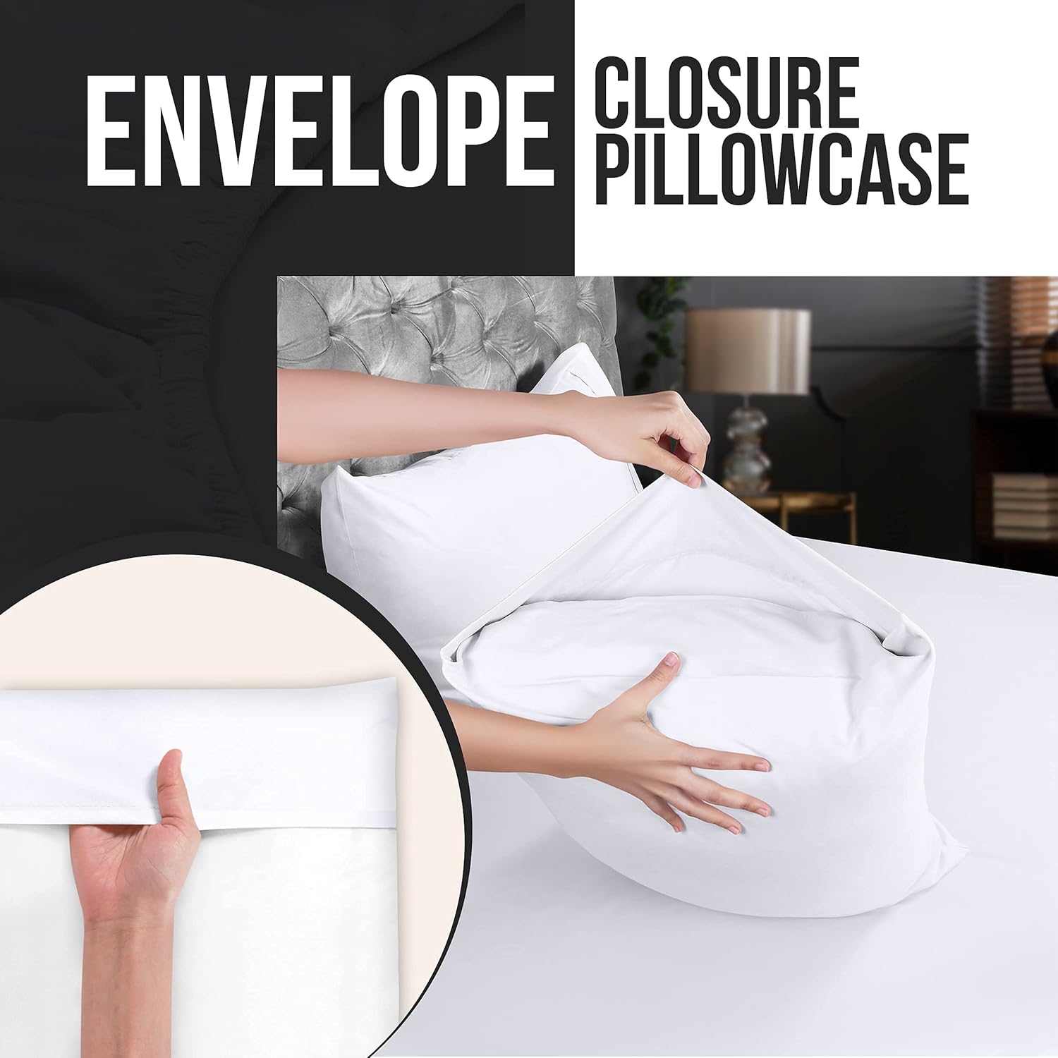 Utopia Bedding Queen Pillow Cases - Soft Brushed Microfiber - 20 X 30 Inches - 80 Pack, White