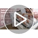 Unicorn Castle Satin Bassinet Sheets 2-Pack - Beige Butterfly & Blush Pink