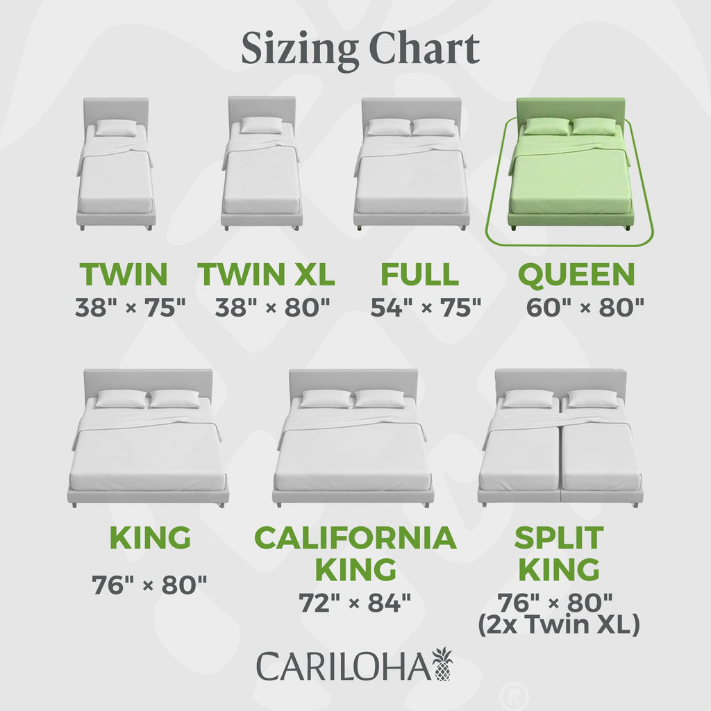 Cariloha Aloha Soft 100% Organic Bamboo Viscose Sheets – 4-Piece Queen Sheet Set – 16 in Deep Pockets – Buttery Soft, Hypoallergenic, Cooling Sheets – Oeko-TEX Standard 100 – Natural
