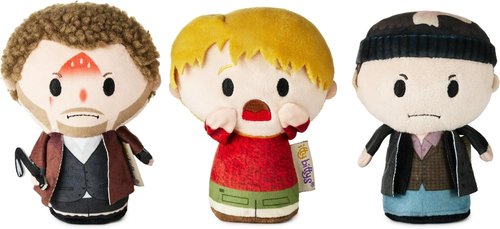 Hallmark Itty Bittys Home Alone Plush Toys - Set of 3 | Kevin, Marv & Harry | Perfect Gift for Fans & Collectors