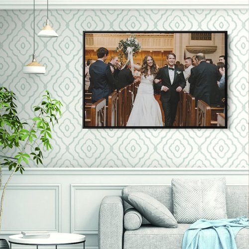 Framed Canvas Prints - Personalized Large Wall Art with Your Photo | Custom Poster Available