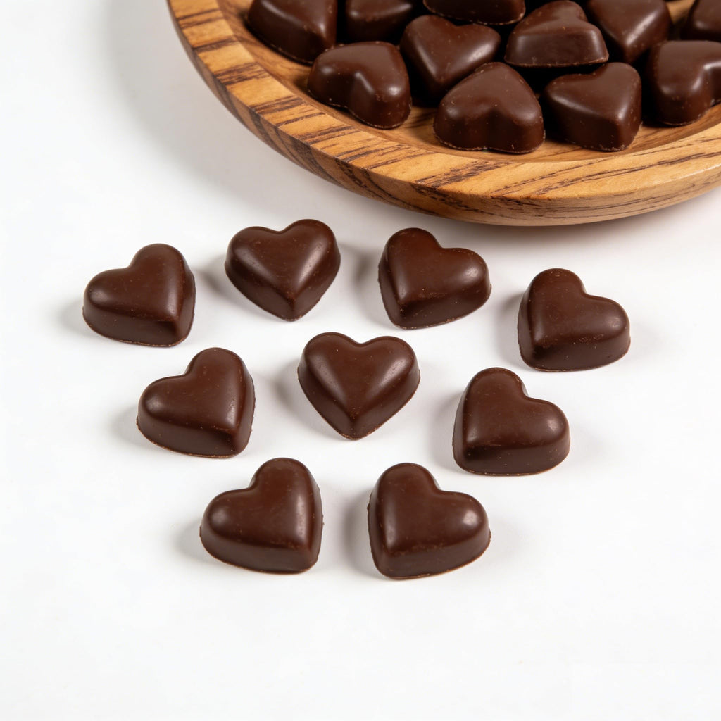 Heart Silicone Molds 3D Mini Chocolate Molds for Homemade 112 Cavity Multi-Purpose Mold for Ice Cube, Pudding, Cookie, Candy