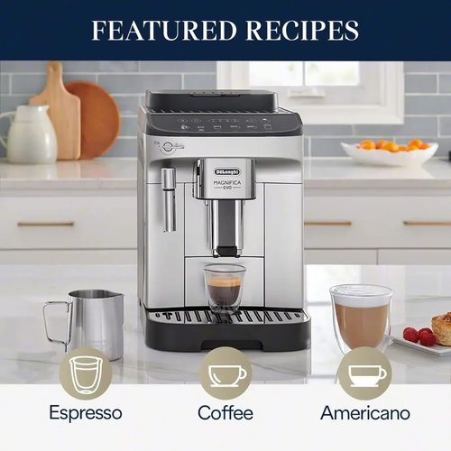 De'Longhi Magnifica Evo Espresso & Coffee Machine - Automatic with Manual Frother & Built-in Grinder | ECAM29043SB