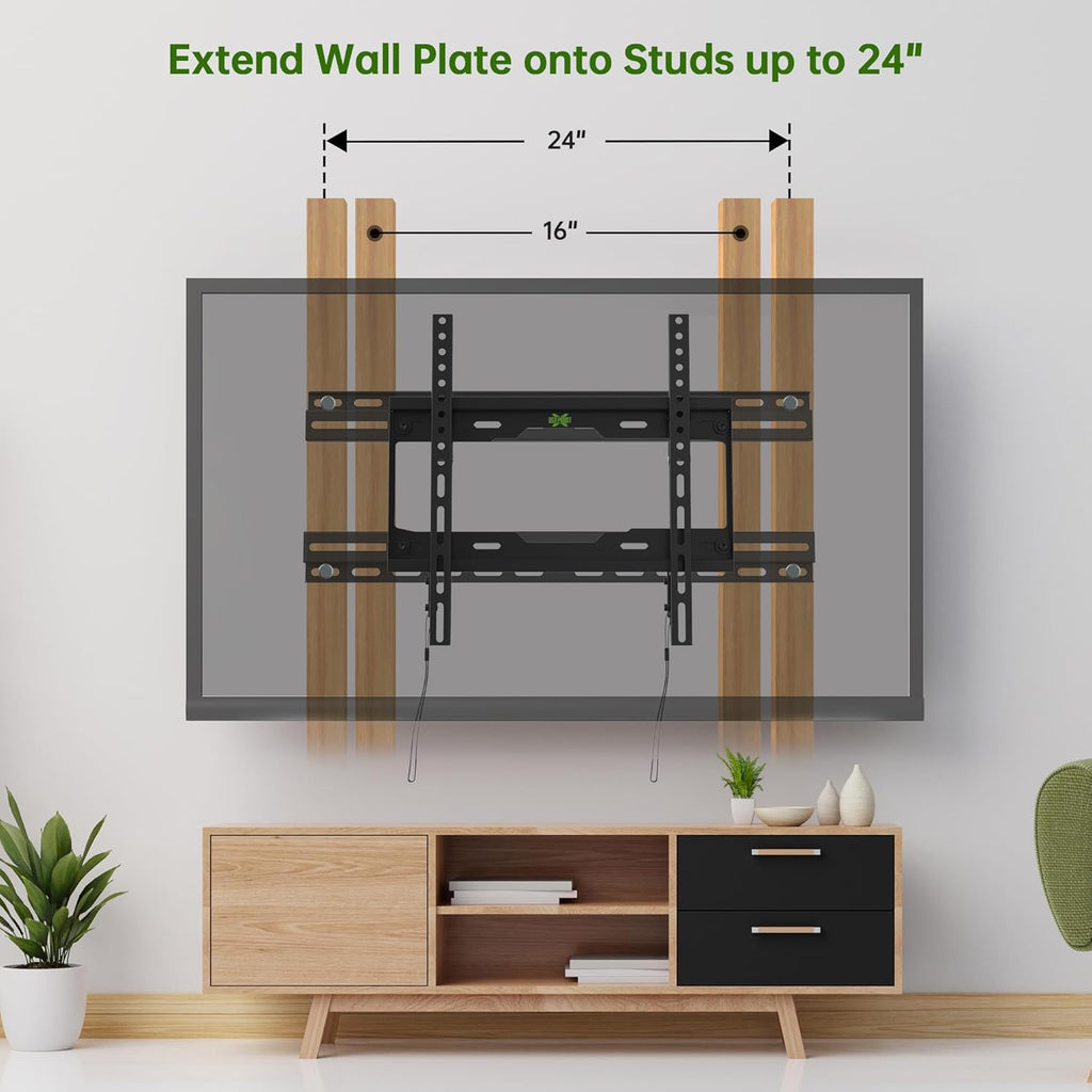 USX MOUNT TV Mount Extension Bracket - Easy Centering for 16-24 Inch Wood Studs | Max Load 154LBS