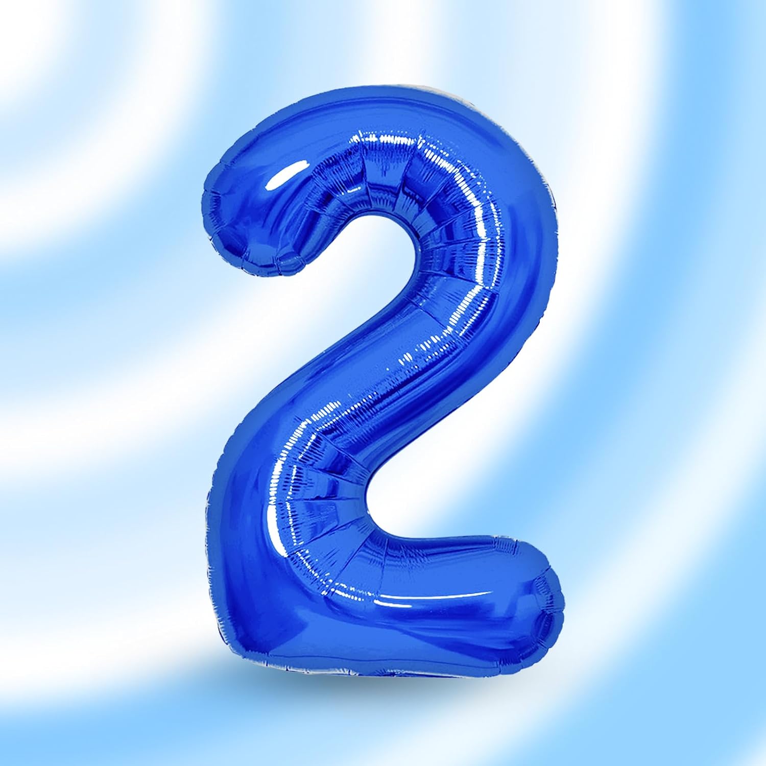 Number Balloons - Giant Navy Blue Number 10 Balloon | Perfect Birthday Decoration for Boys and Men