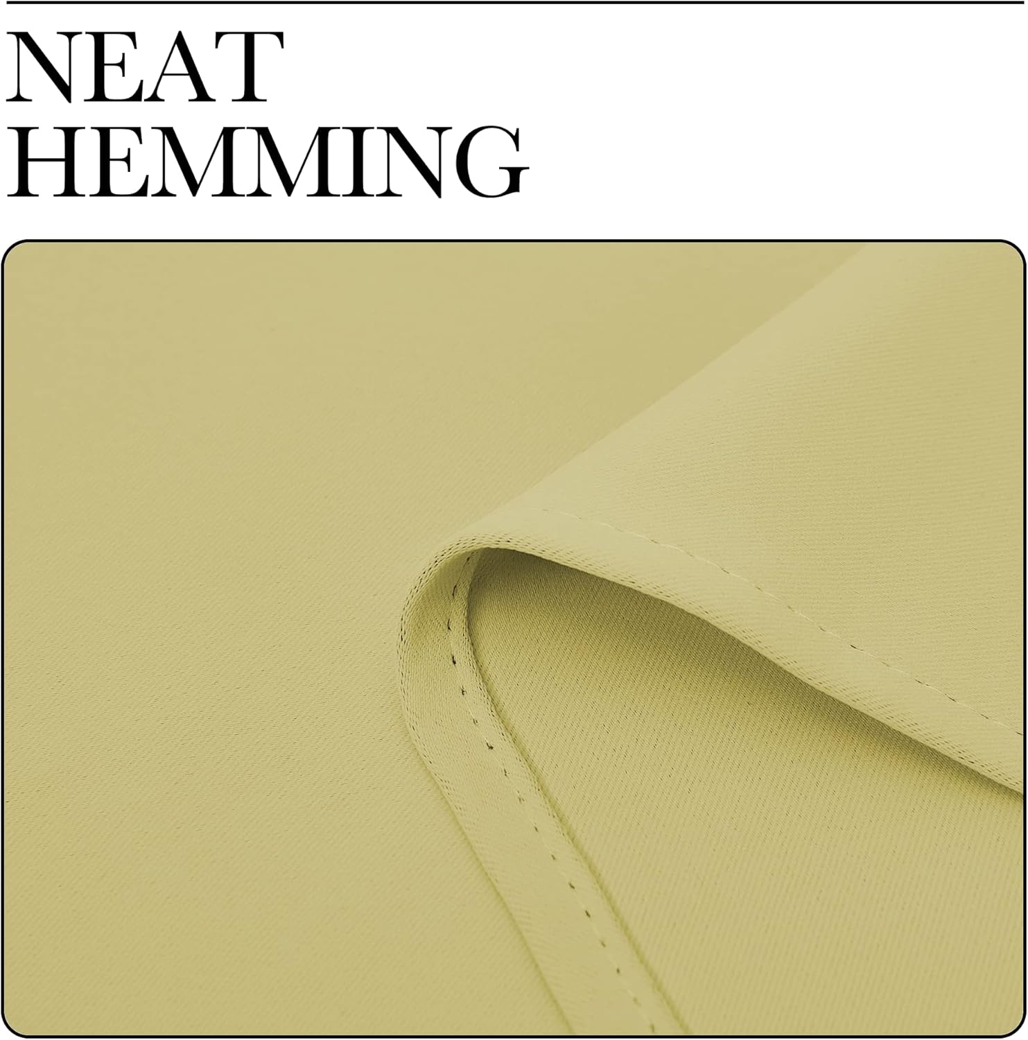 NICETOWN Blackout Curtains - Paler Yellow, 108" Long, 55" Wide | Sound Reducing Heat & Cold Block Panels for Modern Decor