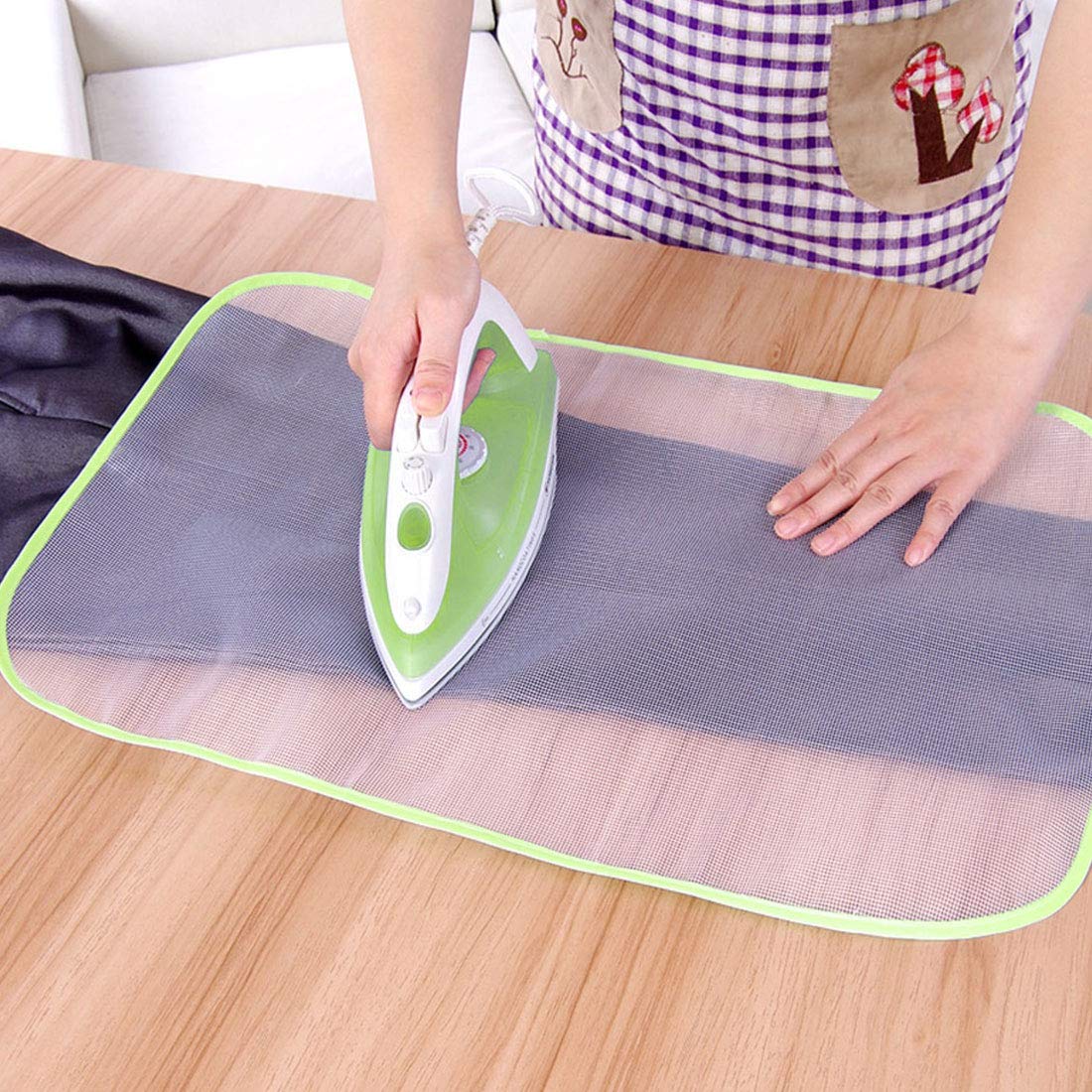 2 Pack High Temperature Resistance Protective Ironing Pressing Pad-Protective Scorch Saving Mesh (Large 23.62" x 15.74")