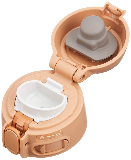 Zojirushi SM-S10T-DM Mug Bottle Stopper Set, (W x D x H): 2.4 x 2.8 x 1.8 inches (6 x 7 x 4.5 cm), Honey Gold
