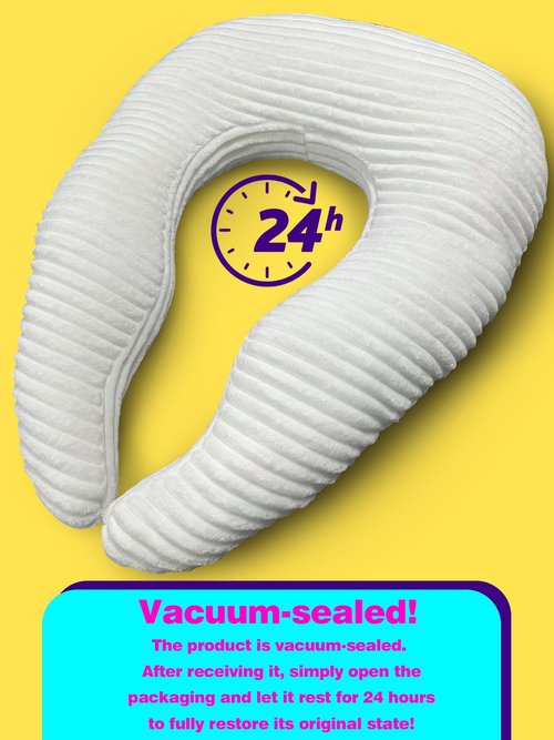 MIJIMO Gaming Crochet Pillow for Lap Support Lap Desk Pillow Setting in Bed or Sofa, U-Shaped Arm Pillows for Adults,Reading Pillow for Gaming, Working, Writing in Bed Couch Floor