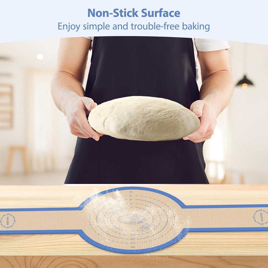 Silicone Bread Sling by [Brand Name] - Non-Stick Sourdough Baking Mat for Easy Transfer | 2PCS