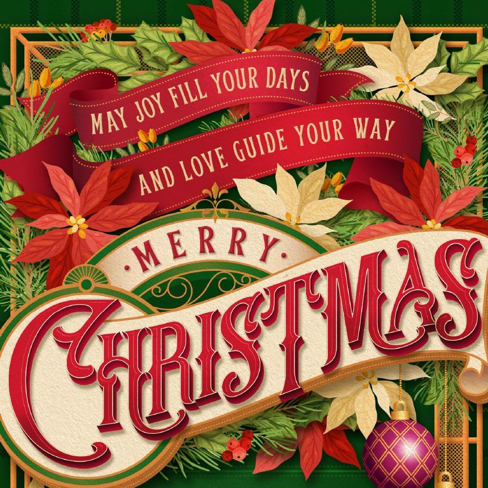 Prime Greetings Christmas Card for Son and Daughter-in-Law - Eco-Friendly, Thick Card Stock | 5in x 7.75in