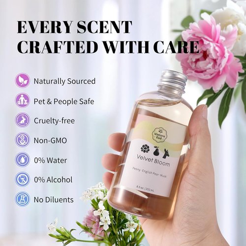 Luxury Hotel Collection White Tea Diffuser Oil Refill - 100% Natural 8.5 Fl Oz | Perfect for Home & Office