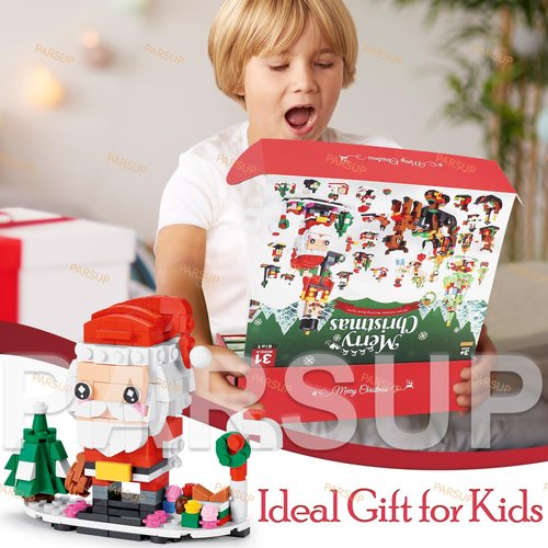 Christmas Advent Calendar 2025, 6 in 1 Building Blocks, 24 Days Countdown Calendar Toys for Kids, Building Toys Party Favors, Xmas Gifts for Boys & Girls