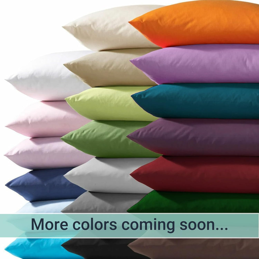 Soft Brushed Microfiber Pillow Cases by [Brand Name] - 48 Pack Standard Size with Envelope Closure | Ideal for Hotels, Airbnbs, and Clinics (20x26, White)