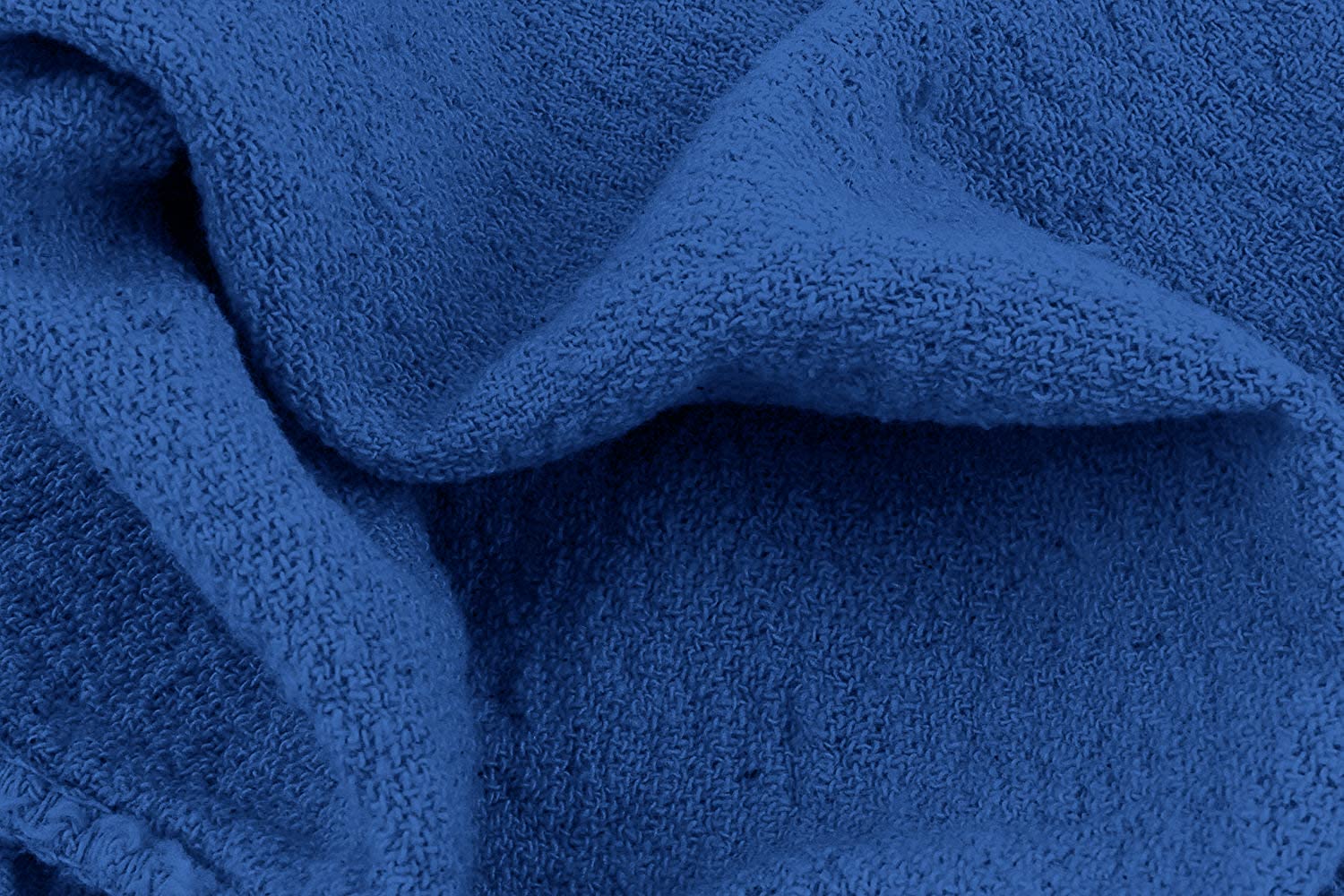 Avalon Towels Cotton Shop Rags – (Pack of 150) Size 12x14 Inches Cleaning Rags – Absorbent Shop Towels and Multipurpose Cleaning Towels for Automobiles, Industries, Garage and Homes (Blue)