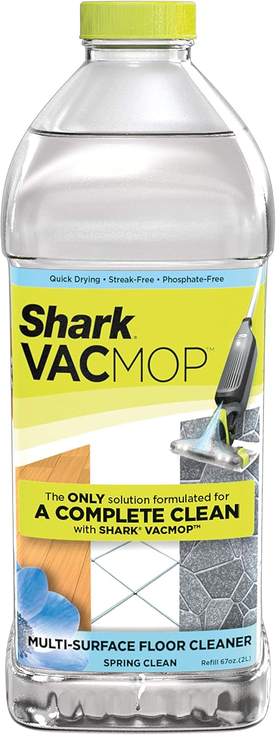 Shark VACMOP Multi-Surface Cleaner Refill - 2L Bottle for VM252 & VM180 | Cleans & Disinfects Sealed Floors
