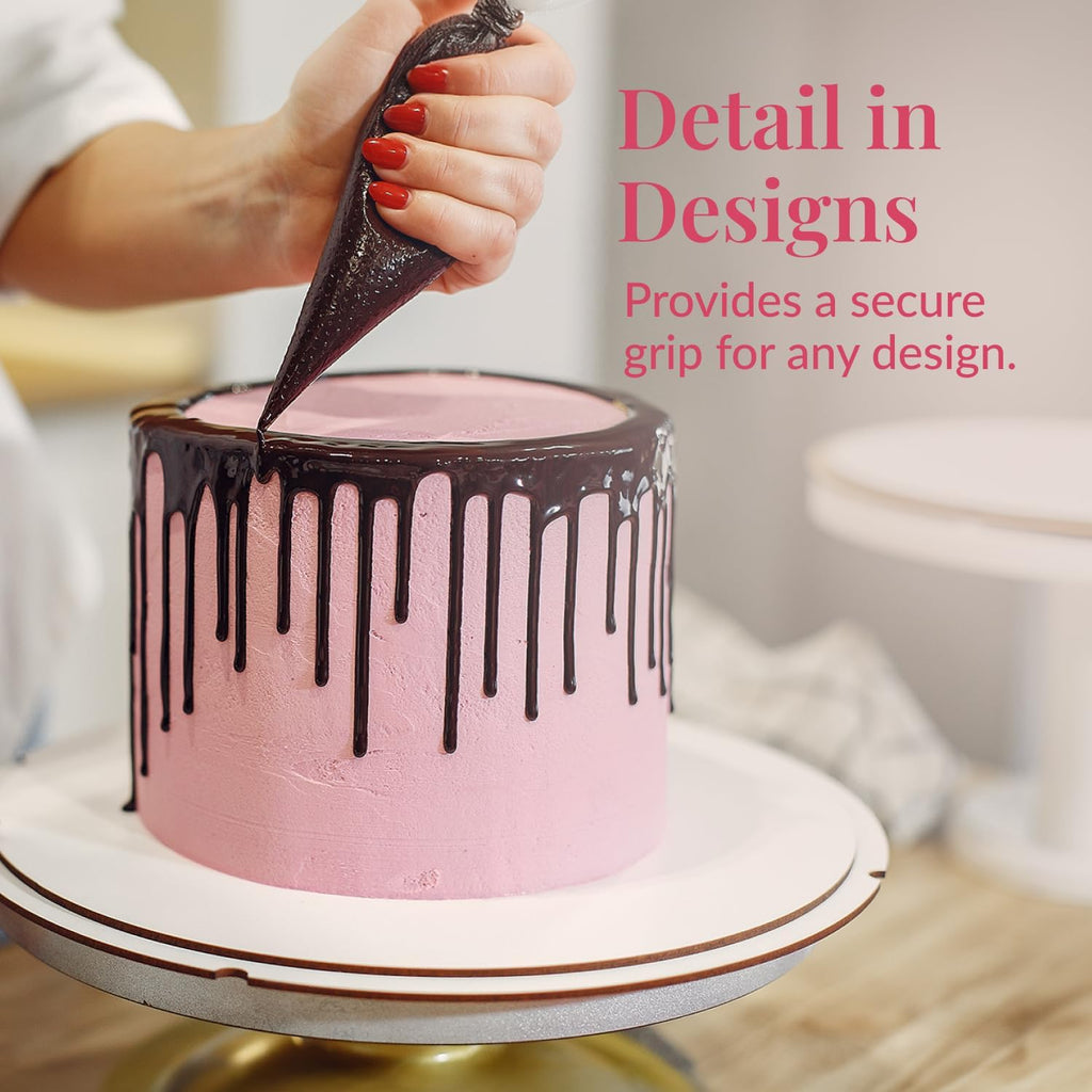 Prestee Anti-Burst Piping Bags - 12 Inch Tipless Icing Bags for Durable Pastry & Cookie Decorating - Set of 200