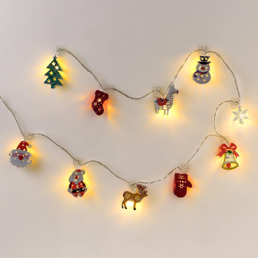 MOVELYST Mini Clear Light Clips - 100 Damage-Free Indoor Wall Hooks with 120 Adhesive Strips for Easy Christmas Decoration