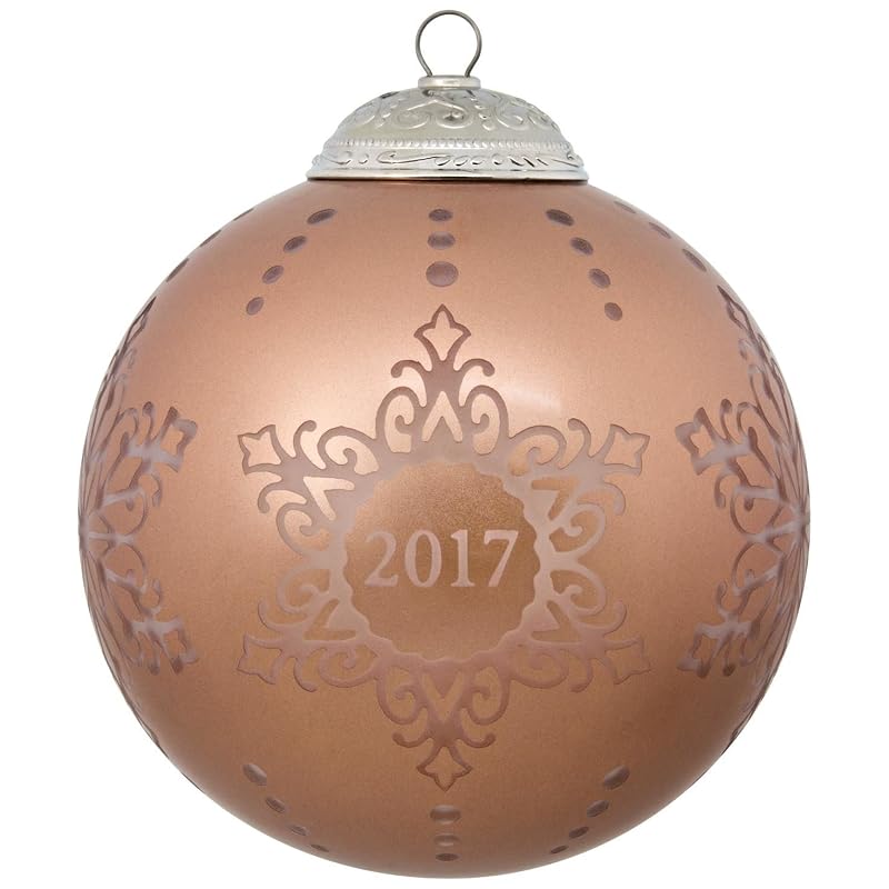 Hallmark Keepsake 2017 Christmas Ornament – Glass Dated Commemorative