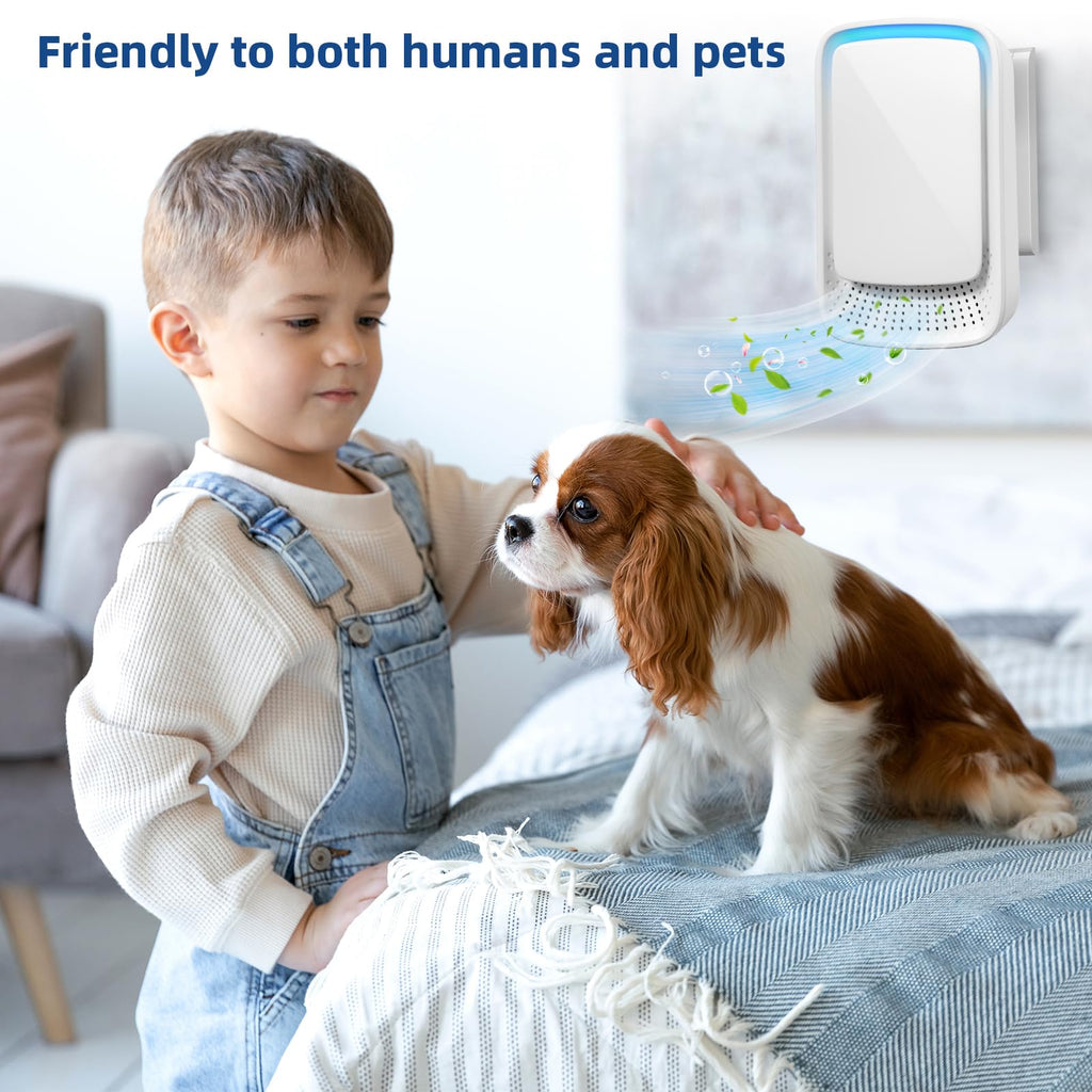 2026 New Plug in Air Purifiers Air Ionizers for Dust Mites, Odor Eliminator for Home with Negative Ion Generator, Quiet Portable Air Freshener Plug In for Bedroom,Office,Kitchen,Smoke,Dust (6)