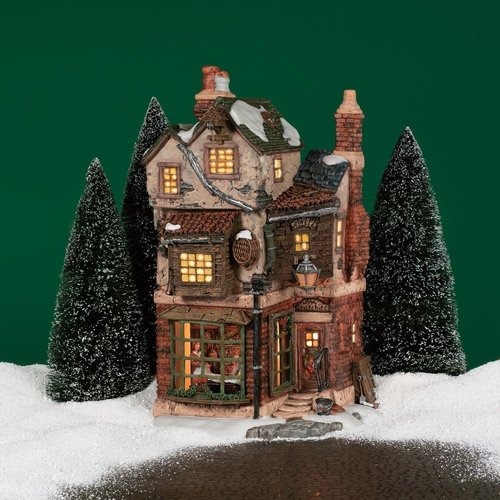 Department 56 | Dickens' A Christmas Carol Village - Cratchits Corner Lit Building, 9.65 Inch, Multicolor