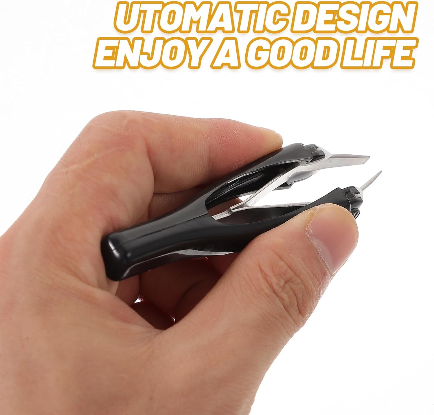 Skiennix Automatic Eyebrow Tweezers Set - Professional Retractable Design for Effortless Hair Removal