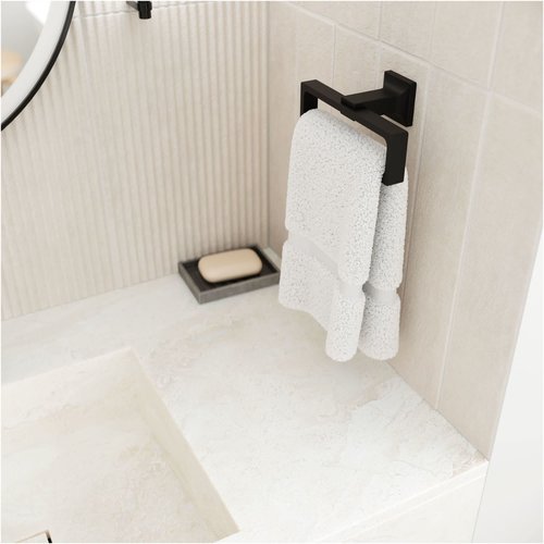 Pfister, BRB-VRVB, Verve 7-1/4" Wall Mounted Towel Ring, Matte Black