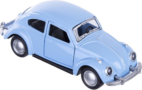 Berry President 1967 Classic Beetle Bug Diecast Metal Pull Back Car Model Toy - Sky Blue | Perfect Gift for Kids