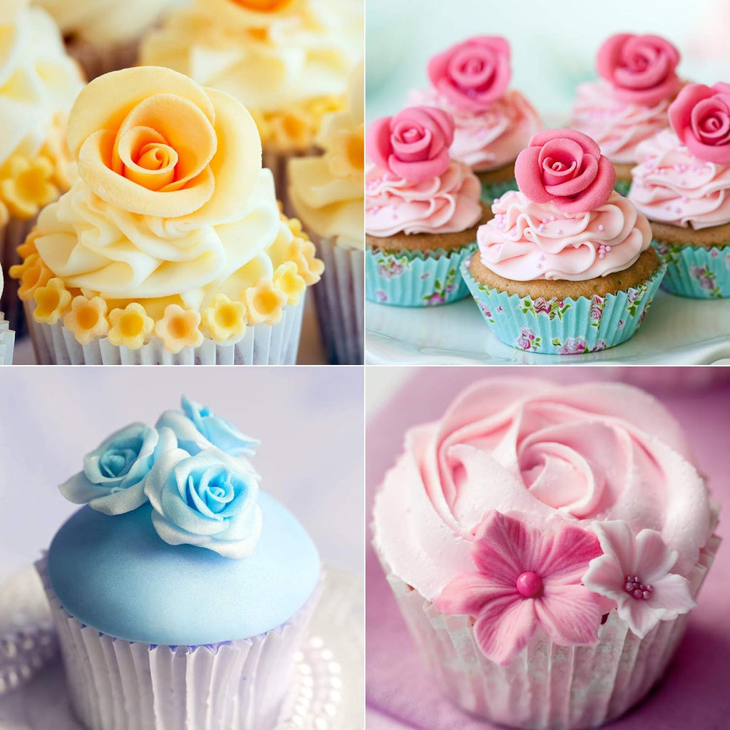 YLYL 47-Piece Russian Piping Tips Set - 12 Flower Frosting Nozzles & Baking Supplies for Cake Decorating