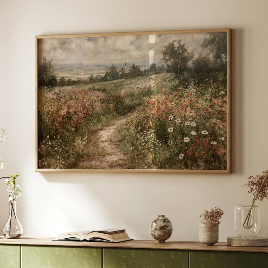 Regine Switzerland Vintage Wall Art Poster - Rustic Autumn Landscape Canvas Print | 12" x 16" Unframed