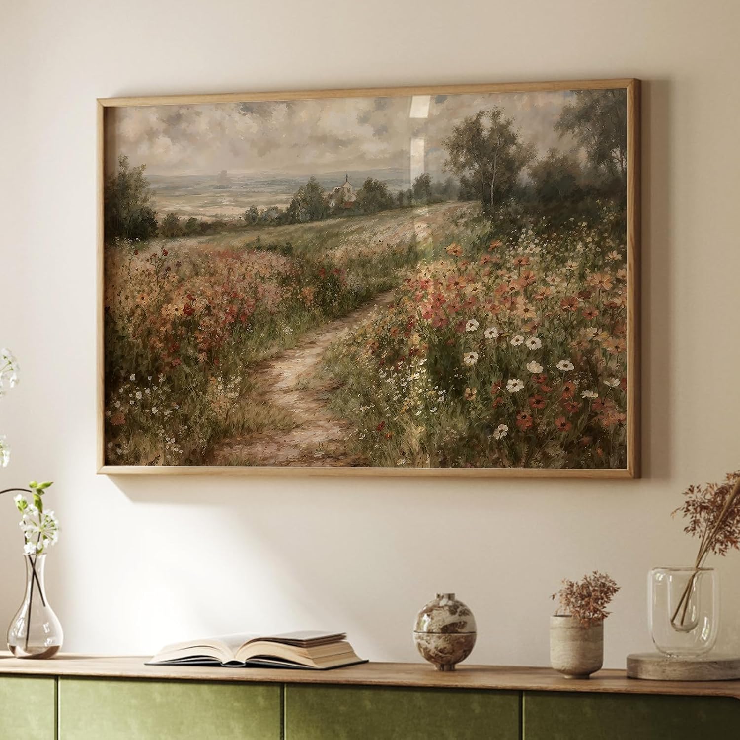 Regine Switzerland Vintage Wall Art Poster - Rustic Autumn Landscape Canvas Print | 12" x 16" Unframed