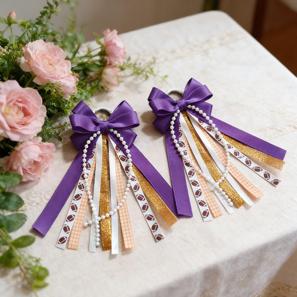 Skiennix Cowboy Boot Charms - Detachable Bow Shoe Clips for Women | 2 Pcs Decor for Cowgirl Boots