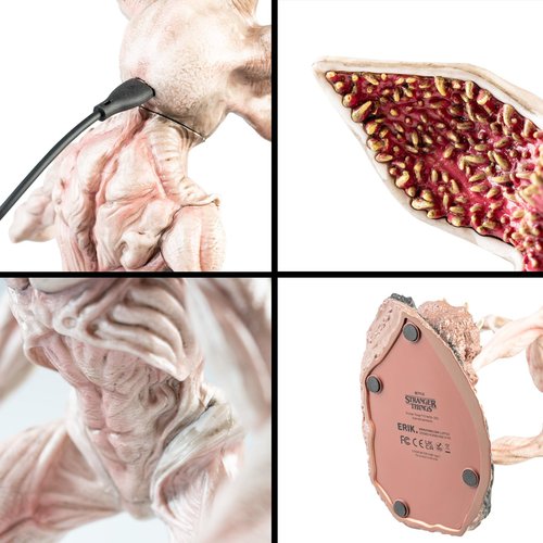 Grupo Erik Stranger Things Light Collector Edition - Stranger Things Merch - Stranger Things Room Decor - Official Netflix Merchandise - Demogorgon Figure - USB and Battery Powered