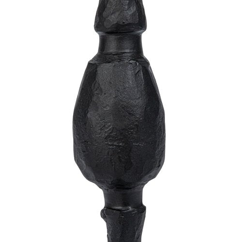 Creative Co-Op Tall Decorative Hand-Forged Metal Taper Holder, Black