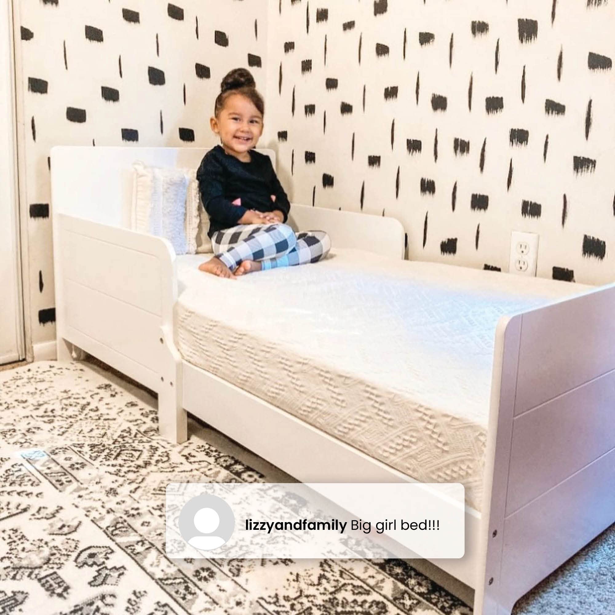 Delta Children MySize Toddler Bed, Grey