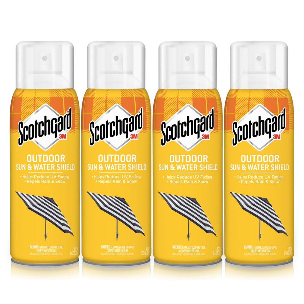 Scotchgard Sun and Water Shield, Repels Water, 42 Ounces (4 Cans)