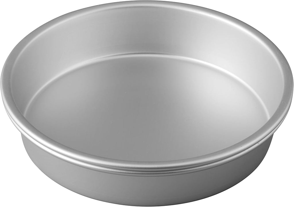 Wilton Round Cake Baking Pan Set - 9 x 2 Inch Even Heating Aluminum Bakeware for Tiered Cakes