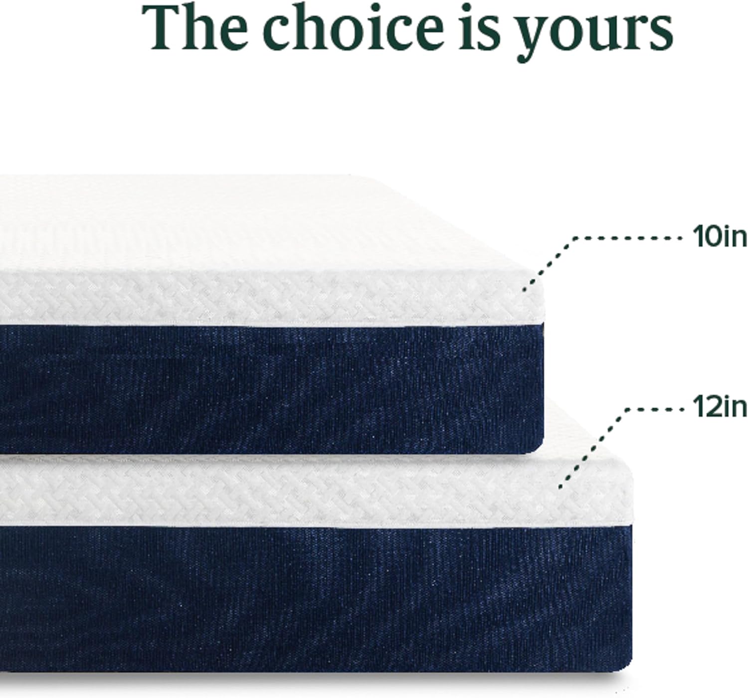 ZINUS 10 Inch Full Hybrid Mattress - Cooling Comfort, Medium Firm, Fiberglass Free, Motion Isolation