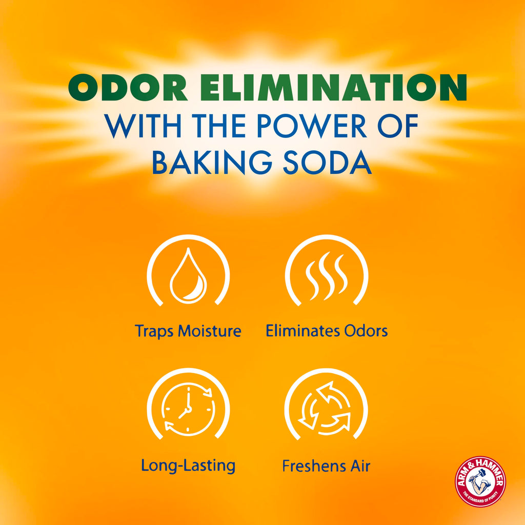 Arm & Hammer Essentials Hanging Moisture Absorber and Odor Eliminator, 17.5 oz., 3 Pack, Fragrance Free, Moisture Absorbers for Closets, Laundry Rooms and Bedrooms, Long-Lasting Freshness