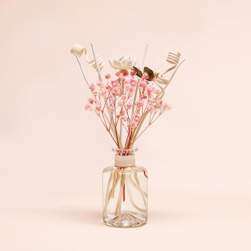 Cocorrína Reed Diffuser Sticks - Preserved Flower Aroma Sticks for Home & Office Decor | Pink
