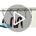 HiGift 12-Pack 4.5-Inch Vinyl Coated S-Hooks, Heavy Duty Non-Slip Black Steel