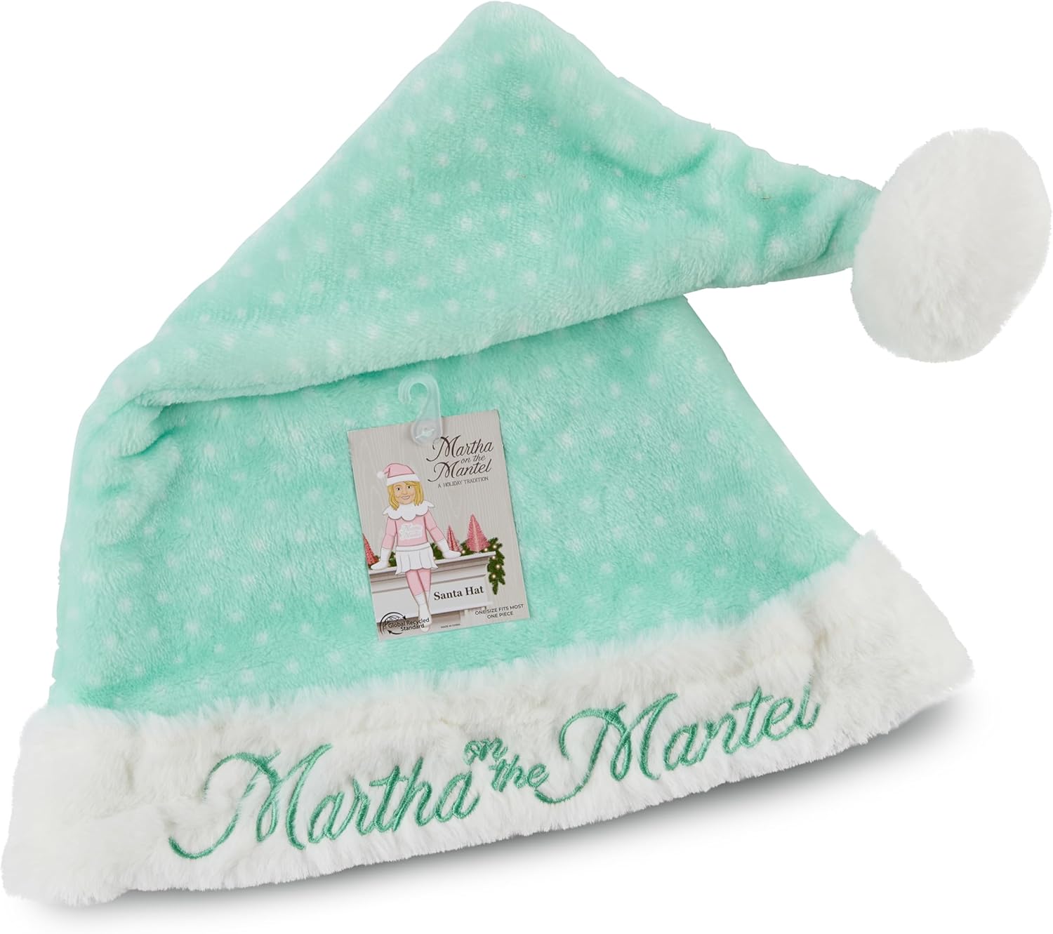 Martha Stewart Funny Santa Hat - Cool Christmas Hat for Adults | Holiday Costume Accessory