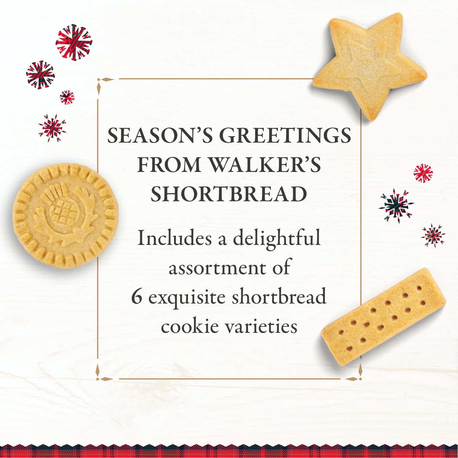 Walker’s Advent Calendar - Limited Edition Shortbread Cookies from Scotland | 24 Count (10.4 oz) - Festive Shapes & Flavors